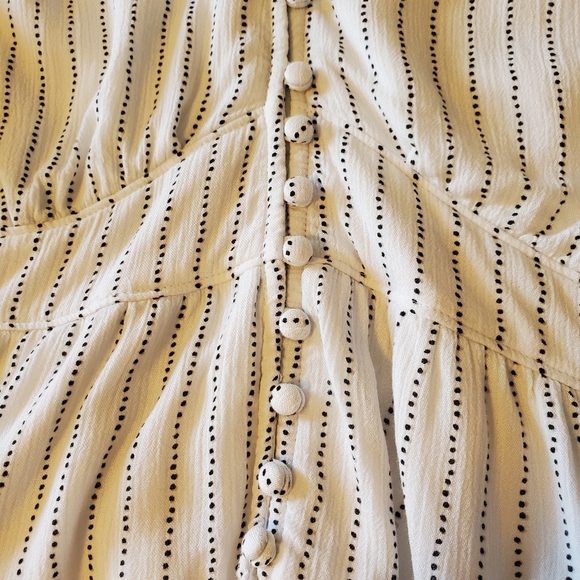 Abercrombie & Fitch Women's V-Neck Front Button Blouse Sz L - Picture 14 of 15